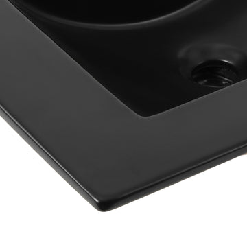 Ancillary 3-Hole 20 in. W x 18.25 in. D Classic Contemporary Rectangular Ceramic Single Sink Basin Vanity Top